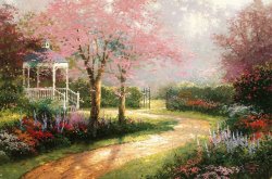Thomas Kinkade Morning Dogwood