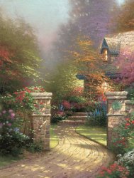 Thomas Kinkade Rose Gate