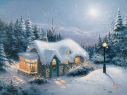 Thomas Kinkade Silent Night