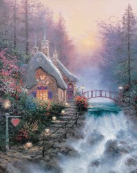 Thomas Kinkade Sweetheart Cottage Ii