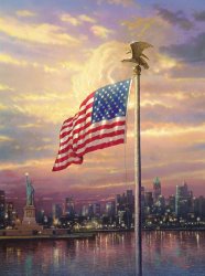 Thomas Kinkade The Light of Freedom
