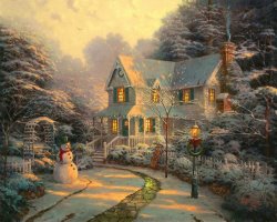 Thomas Kinkade The Night Before Christmas