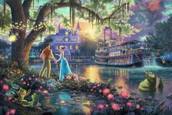 Thomas Kinkade The Princess And The Frog