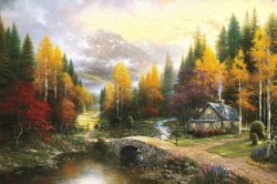 Thomas Kinkade The Valley of Peace