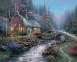 Twilight Cottage by Thomas Kinkade