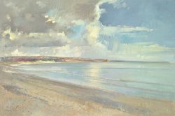 Timothy Easton Reflected Clouds Oxwich Beach