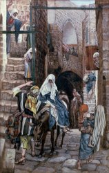 Tissot Saint Joseph Seeks Lodging in Bethlehem