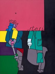 Valerio Adami Disegno Su Robert Havemann, 1972