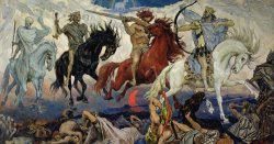 Victor Mikhailovich Vasnetsov The Four Horsemen of the Apocalypse