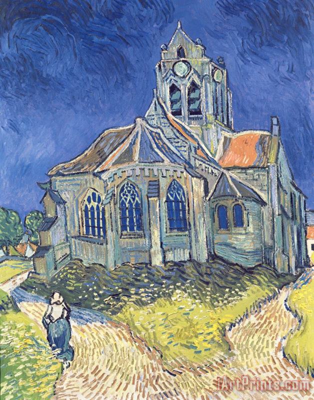 Vincent van Gogh The Church at Auvers sur Oise Art Print