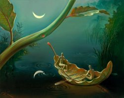 Vladimir Kush Moonlight Voyage
