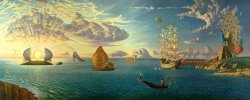 Vladimir Kush Mythology of The Oceans And Heavens