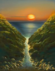 Vladimir Kush Sunset Martini