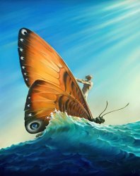Vladimir Kush Winged Surfer