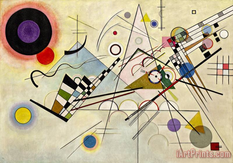 Composition Viii 1923 painting - Wassily Kandinsky Composition Viii 1923 Art Print