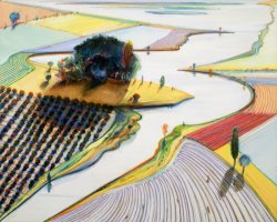 Wayne Thiebaud River