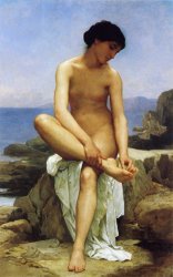 William Adolphe Bouguereau Baigneuse Assise