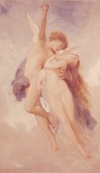 William Adolphe Bouguereau Cupid and Psyche