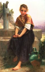 William Adolphe Bouguereau The Broken Pitcher