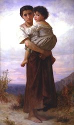 William Adolphe Bouguereau Young Gypsies