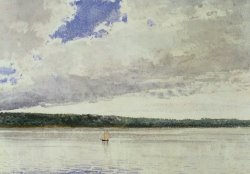 Winslow Homer Small Sloop on Saco Bay