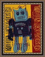Andy Warhol Moon Explorer Robot C 1983 Blue Yellow Art Print for sale ...
