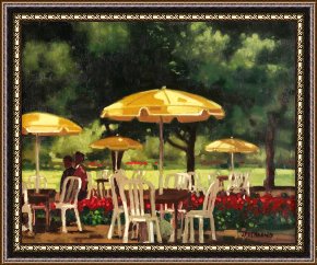 Ganesh in The Garden Framed Prints - Princes St Gardens, Edinburgh by Jack Vettriano