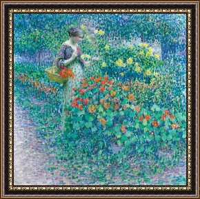 Ganesh in The Garden Framed Prints - In The Garden by Louis Ritman